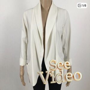 👛 (ANY 2/$35) Versatile LOVE & LIBERTY Contoured Open Jacket, 3/4 Sleeves. Video